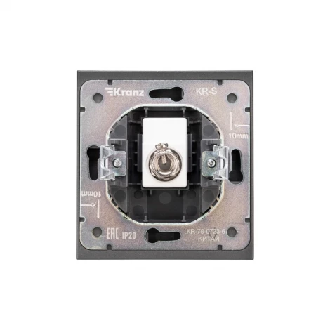 Розетка TV с/у графит Kranz Strong KR-78-0723-6