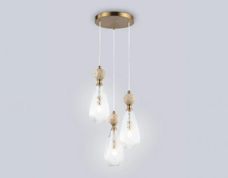 Подвесной светильник с травертином Ambrella Ceramo Modern LH53284