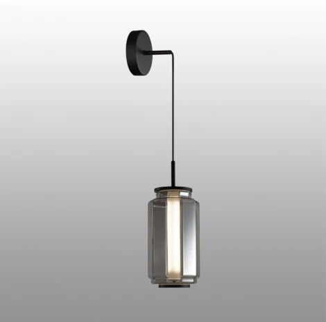 Подвесной светильник Odeon Light Jam 5408/11L черный/дымчатый/металл/стекло/акрил LED 11W 3000K 720Лм (220V, на проводе)