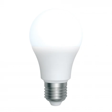 Лампочка светодиодная груша белая E27 9W 4000K Uniel LED-A60-9W/4000K/E27/FR/RA95 PLK01WH