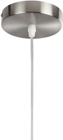 Подвесной светильник Lumion Nikki 8250/2 никель/бежевый, металл/текстиль Е27 2*60W 220V (на проводе, круглые)