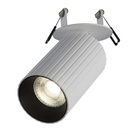 Спот встраиваемый белый рифленый Citilux Axel CL512D10R