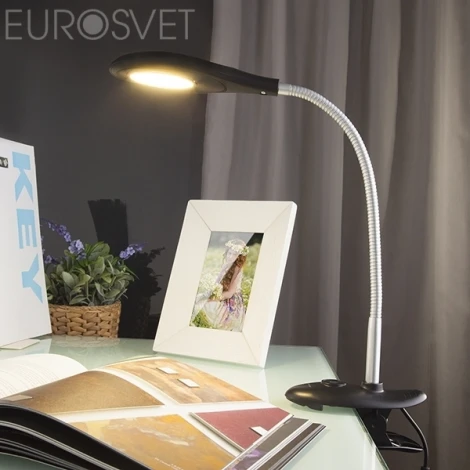 Офисная настольная лампа Eurosvet Smart 90198/1 черный 5W