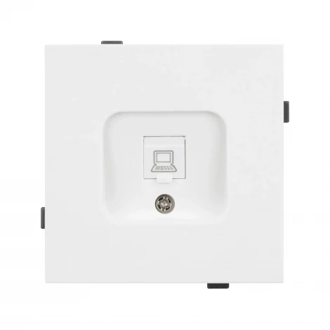 Механизм компьютерной розетки SCT-TENDO-MPC1-PL-WH (RJ-45, CAT6) (Arlight, Белый) 054098