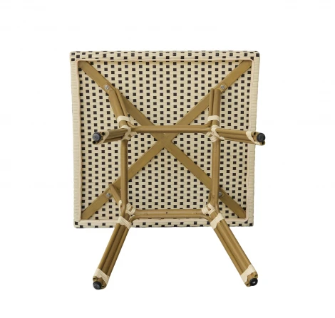 "Кабри" обеденная группа плетеная на 4 персоны, цвет бежево-коричневый 4SIS ZF3100T-5-SET Coffee