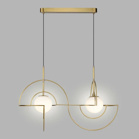 Подвесной светильник Odeon Light Futurum 7195/10L металл/стекло/бронза/белый IP20 LED 10W 3500K 220V