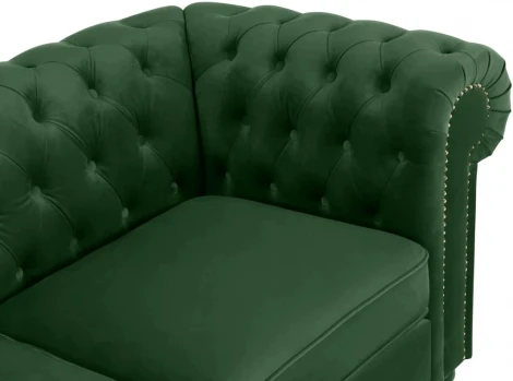 Диван Chester Classic ОГОГО (арт.344533), (Ткань/Зеленый)