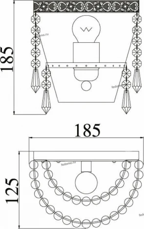 Бра Maytoni Fabric DIA784-WL-01-N
