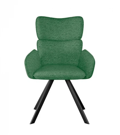 Стул DikLine 501 поворотный NS Pine зеленый, ножки черные 00-00084769