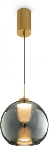 Подвесной светильник Freya Fume FR5399PL-L4BS2 (LED, 220V, на проводе, шар)