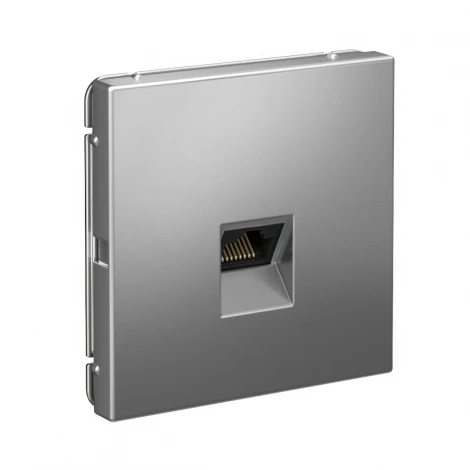 Розетка Ethernet RJ-45 (сталь) Systeme Electric GAL000983