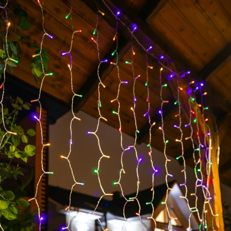 Грунтовый светильник на солнечной батарее Uniel USL-S-132/PT1515 MULTICOLOR CURTAIN (LED, IP44)