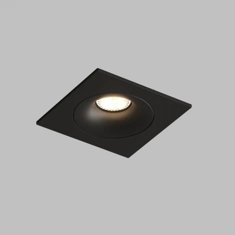 Точечный встраиваемый светильник Denkirs Roto DK2121-BK (220V)