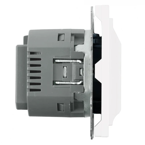 Выключатель карточный (механизм) 250В 40А RSW40-5114-01 белый фарфор, soft touch Stekker Эмили 50698