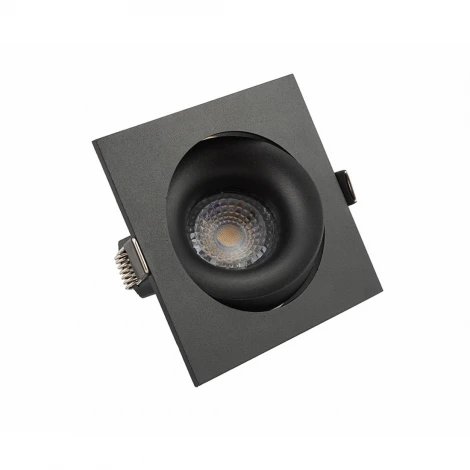 Точечный встраиваемый светильник Denkirs Roto DK2121-BK (220V)