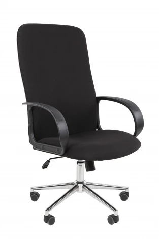 Офисное кресло Chairman 278 Россия ткань T08 черный хром 7216607