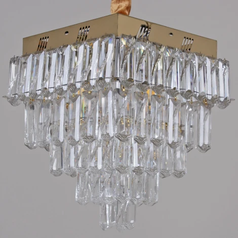 Подвесная люстра хрустальная Reluce 16110-0.4-04 MX GD