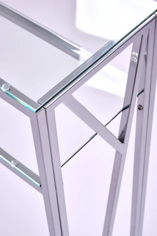 Консольный стол AllConsoles 1094-CS clear серебряный