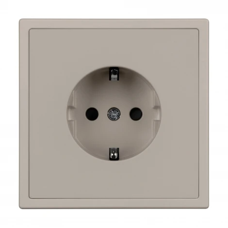 Розетка ARL NOBE зк со шторками софт-тач кашемир SCT-MEU-SFPL-CA (250V, 16A) (Arlight,) 059452(1)