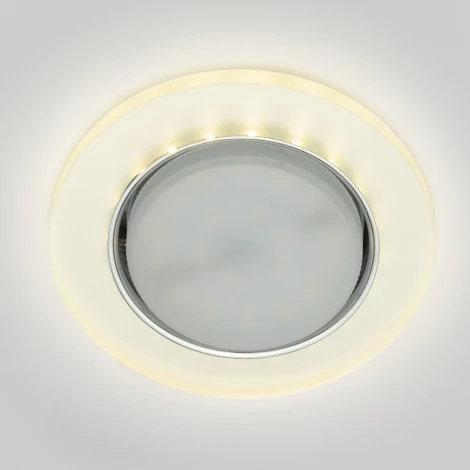 Встраиваемый точечный светильник Fametto Luciole DLS-L158 GX53 CHROME/MATT CLEAR (220V, круглые)