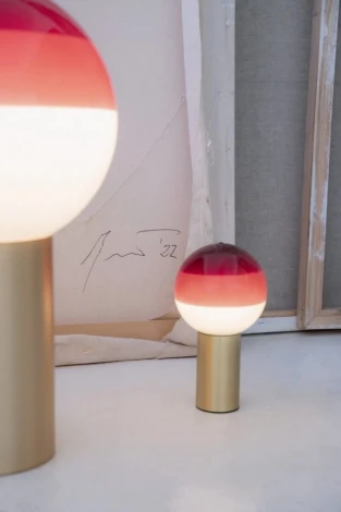 Настольная лампа Dipping Light S Burgundy-матовая латунь Marset A691-451-4015-27K (251312)