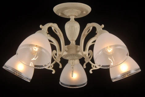 Потолочная люстра Natali Kovaltseva 79010 79010/5C BEIGE GOLD