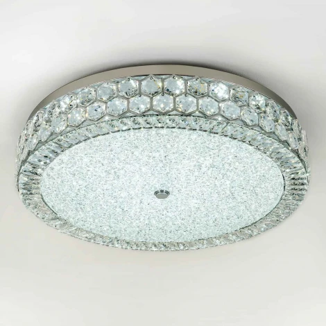 Потолочный светильник светодиодный хрустальный с пультом с регулировкой цветовой температуры LED4U LED4U L1180-700 CR