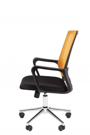 Офисное кресло Chairman 606 Россия TW оранжевый хром 7215749