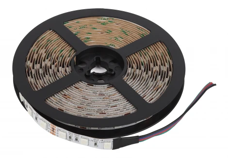 Светодиодная лента RGB 12V 5м ЭРА LS5050-14,4-60-12-RGB-IP20-1 year-5m