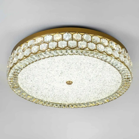 Потолочный светильник светодиодный хрустальный с пультом с регулировкой цветовой температуры LED4U LED4U L1181-700 BS