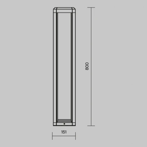 Наземный светильник Maytoni Royal Mile O019FL-L12GR3K (LED, 220V, IP65)