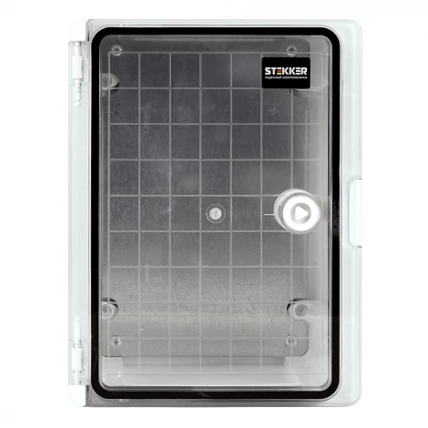 Корпус пластиковый ЩМПп EBX60-6/04-65 IP65 c прозрачной дверью, пластик Stekker ArcaWP65 50719