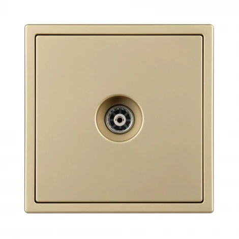Механизм телевизионной розетки SCT-NOBE-MTV1-SFPL-GD (Arlight, Золотой песок) 054294