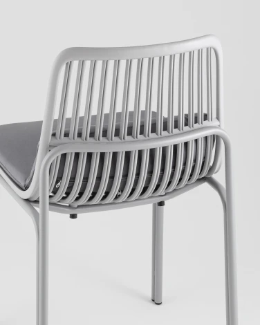 Стул Louran с подушкой серый Stool Group УТ000042271