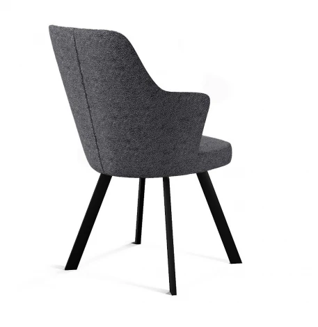 Стул DikLine 235 поворотный, NS13 GRAPHITE, ножки черные 00-00084329