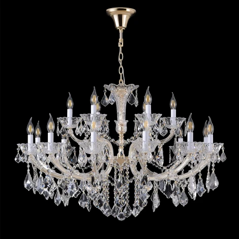 Подвесная люстра Crystal Lux CRISTELLE SP12+6 GOLD