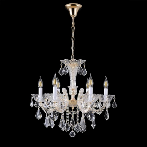 Подвесная люстра Crystal Lux CRISTELLE SP6 GOLD