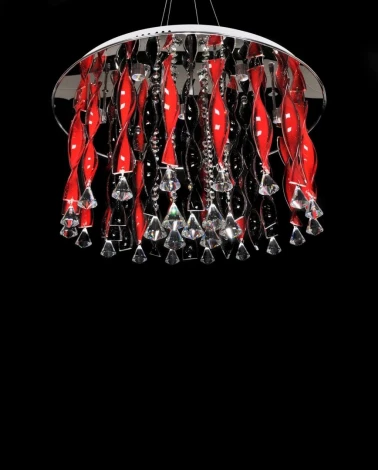 Потолочная люстра Lumina Deco Alvedo LDC 9040-17 RED