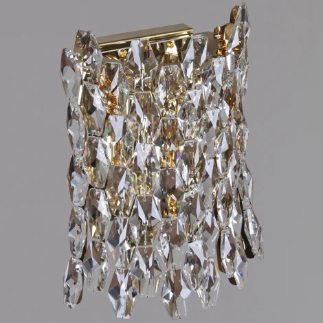 Бра хрустальное ILLUMICO IL5150-1WZF-25 GD ELITE