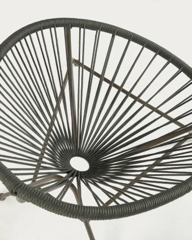 Стул уличный La Forma (ex Julia Grup) Samantha (Зеленый/ Металл,Веревка,Сталь)