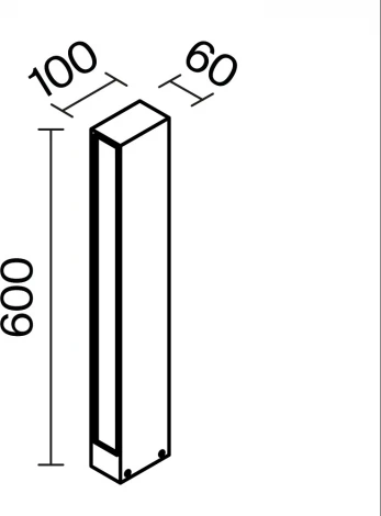 Наземный светильник уличный Hof O422FL-L12GF (LED, 220V, IP65)