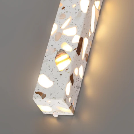 Настенный светильник Odeon Light Terrazzo 7012/15WL металл/тераццо/античн. бронза 1*15W 3000K 220V (LED)