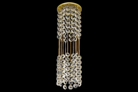 Встраиваемый светильник хрустальный Dio D'Arte Osimo Gold GU10.5.14.8.105 G (220V, круглые)