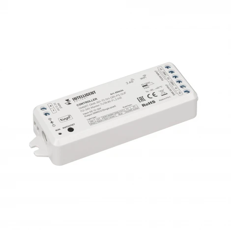 INTELLIGENT ARLIGHT Контроллер SMART-DMX-301-72-SH-DRI-PS-SUF (12-36V, Master, TUYA Wi-Fi, 2.4G) (IARL, IP20 Пластик) 050434