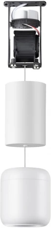 Подвесной светильник с механизмом регулировки высоты Novotech Lisse 359437 белый LED 10W 220V 3000K (на проводе, круглые)
