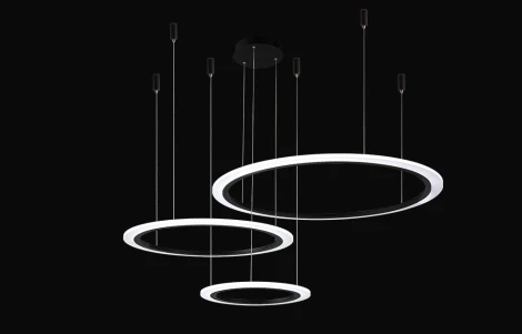 Подвесной светильник Crystal Lux Manzana MANZANA SP67W LED D400+600+800 BLACK