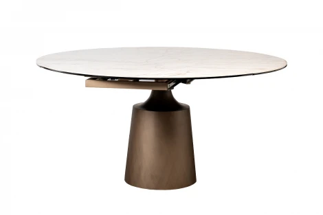 Стол обеденный раскл. керам.столешница 90(30+30)*150*75/77см Garda Decor 169DT-93033