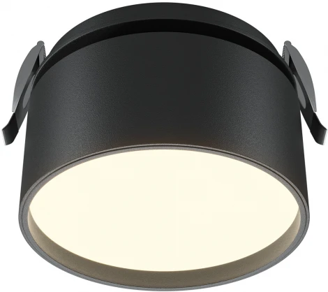 Встраиваемый светильник Maytoni Onda DL024-12W3K-B (LED, 220V, круглые)