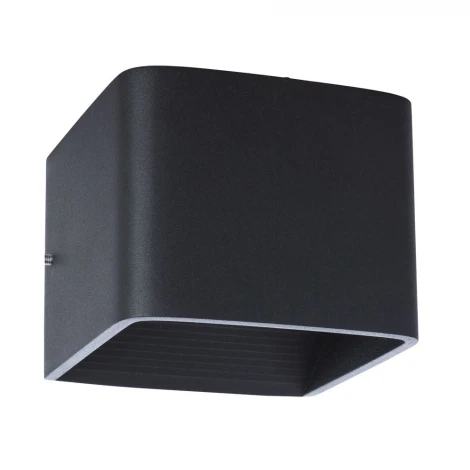 Настенный светильник Arte Lamp Scatola A1423AP-1BK (LED, 220V, куб)