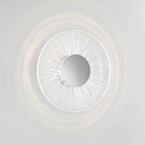 Настенный светильник Odeon Light Solaris 6628/9WL MIDCENT полированный хром/металл/акрил IP20 LED 9W 3000K 220V (круглые)